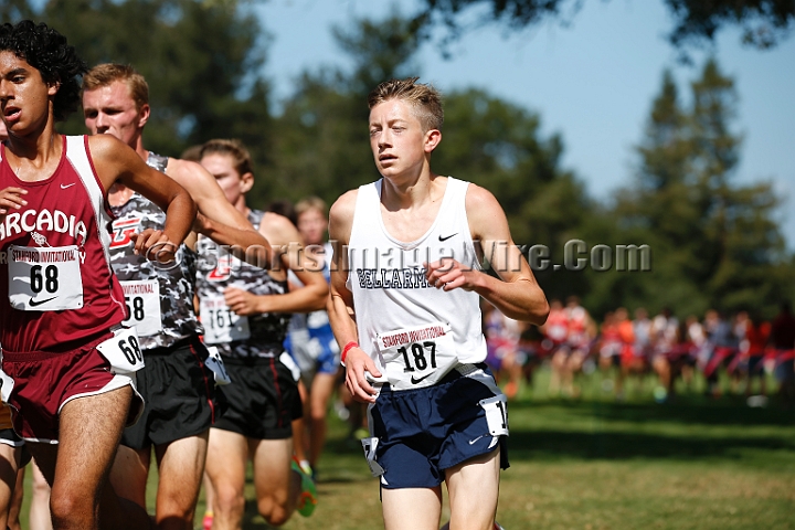 2014StanfordSeededBoys-377.JPG - Seeded boys race at the Stanford Invitational, September 27, Stanford Golf Course, Stanford, California.